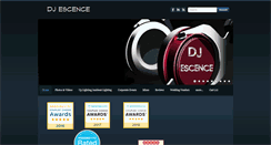 Desktop Screenshot of djescence.com